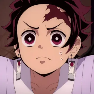 🗡 Tanjiro Kamado Demon Slayer anime, démon, slayer, tanjiro, personnage whatsapp sticker