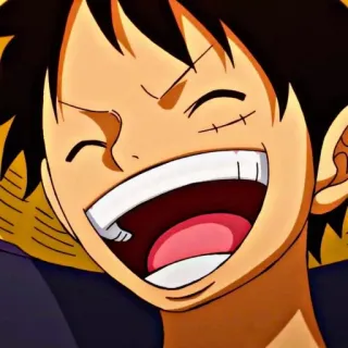 👒 Monkey D. Luffy One Piece Anime, One Piece, Ruffy, Monkey D. Ruffy, Cartoon, Manga telegram sticker