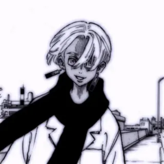🖤 anime, manga, character, art whatsapp sticker
