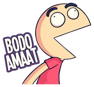 😜 BODO AMAAT telegram sticker