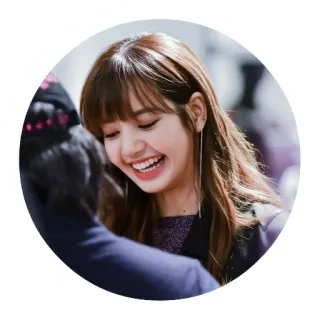 ❤️ Lisa kpop, idol, uśmiech, kobieta, osoba, portret telegram sticker