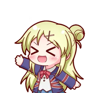 😂 Anime, Chibi, Niedlich, Cartoon, Mädchen, Charakter, Kawaii telegram sticker