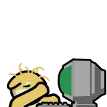 😖 Doge, Computer, Meme, Internet, Tastiera, Digitando telegram sticker