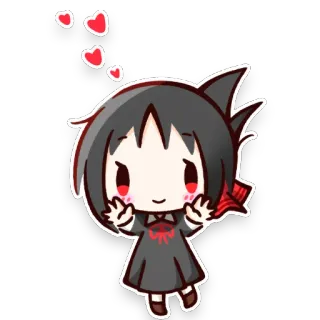 Kaguya-sama Chibi Pack 「WWA\AC」 whatsapp stickers
