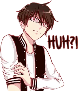 That One Guy With Glasses. :: @line_stickers telegram stickers