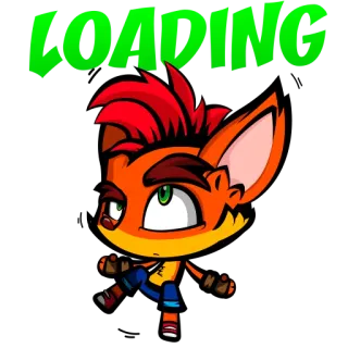 Crash Bandicoot whatsapp stickers