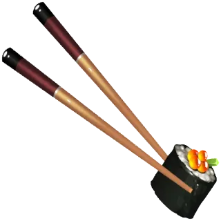 🍱 Sushi, Comida, Palillos chinos, Comida asiática telegram sticker