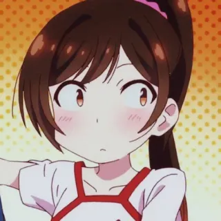 🙄 Chizuru Ichinose Rent-A-Girlfriend anime, cô gái, Rent-a-Girlfriend, Chizuru, Ichinose, dễ thương, hoạt hình whatsapp sticker