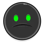 ☹️ emoji, sad, face, unhappy, feeling, mood telegram sticker