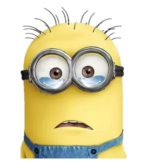 😢 Minion Despicable Me minion, crying, sad, cartoon, character, despicable me telegram sticker