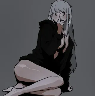 ⛓ アニメ, 女性, アート, キャラクター telegram sticker