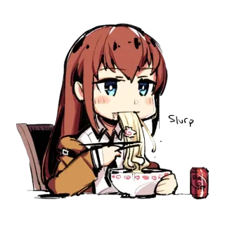Steins;Gate Randomness telegram stickers