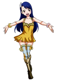 😃 Levy McGarden Fairy Tail Anime, Fairy Tail, Levy McGarden, Magier, Kawaii, Süß telegram sticker