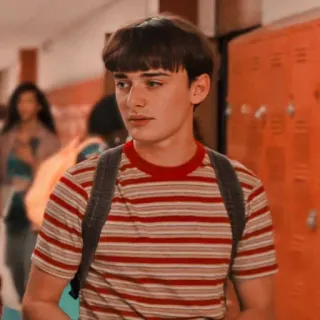 😐 Will Byers Stranger Things Will Byers, Stranger Things, Adolescente, Escola, Retro, Anos 80 telegram sticker