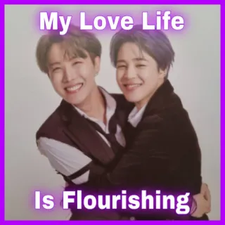 💅 My Love Life
Is Flourishing amour, épanouissement, romance, couple, heureux, relation telegram sticker