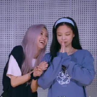 🌷 Rose and Jennie of BlackPink Kpop, Rose, Jennie, BlackPink whatsapp sticker