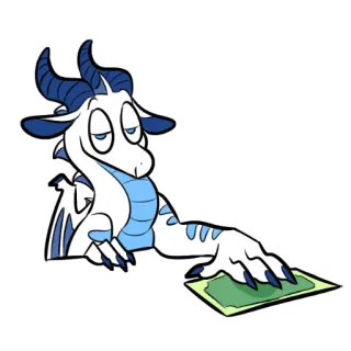 💵 龙, 卡通, 钱, 幻想 telegram sticker