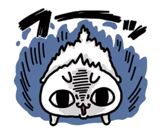 💞 Dibujo animado, Animal, Divertido, Gato, Expresión telegram sticker