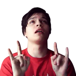 🤟 rock on, hand gesture, person, man telegram sticker