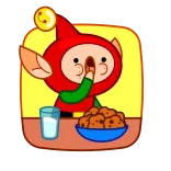 Speedy Elf telegram stickers