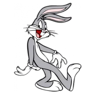 😉 Bugs Bunny desenho animado, coelho, coelho, Looney Tunes, Pernalonga telegram sticker