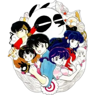 Ranma 1 2 telegram stickers