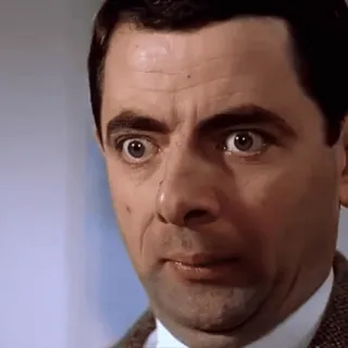 😲 Mr. Bean Mr. Bean, Rowan Atkinson, Komedi, Lucu, Humor, Konyol whatsapp sticker