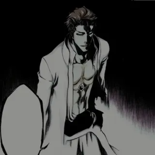 🧬 Aizen Bleach Aizen, Bleach, Anime, Manga, Karakter telegram sticker
