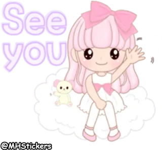 @MHStickers Little Princess whatsapp stickers