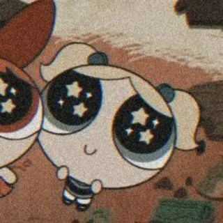 🧃 Bubbles The Powerpuff Girls cartoon, Powerpuff Girls, Bubbles, retro, sticker whatsapp sticker