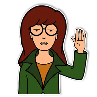 Daria and Jane telegram stickers
