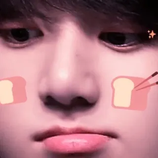 🍼 顔, 人, 目, かわいい, カワイイ, ステッカー telegram sticker