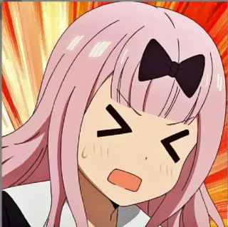 😳 Chika Fujiwara Kaguya-sama: Love Is War Аниме, Манга, Чика, Кагуя-сама, Смешные, Милые, Каваи telegram sticker