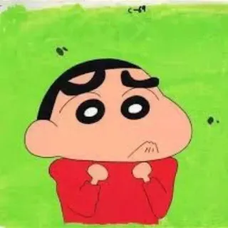 😖 Shin-chan Nohara Crayon Shin-chan Anime, Cartoni animati, Giapponese, Divertente, Personaggio telegram sticker