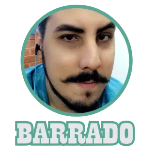 🚫 BARRADO pria, potret, wajah, kumis, selfie telegram sticker