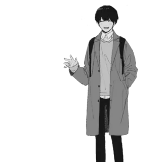 🪁 อนิเมะ, มังงะ, เด็กผู้ชาย, ตัวละคร, ยิ้ม telegram sticker