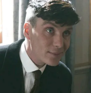 😏 Thomas Shelby Peaky Blinders Cillian Murphy, Peaky Blinders, Thomas Shelby, actor, drama, crime, Birmingham telegram sticker