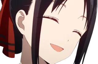 😀 Kaguya Shinomiya Kaguya-sama: Love Is War アニメ, 笑顔, かぐや様は告らせたい, ラブコメ, 四宮かぐや, 漫画 whatsapp sticker
