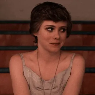 🌻 Sophia Lillis I Am Not Okay With This atriz, celebridade, Sophia Lillis, I Am Not Okay With This, Sydney Novak telegram sticker