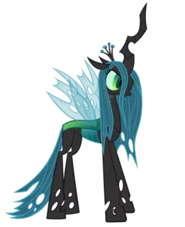 ☺️ Queen Chrysalis My Little Pony My Little Pony, Chrysalis, pônei, desenho animado, animal telegram sticker