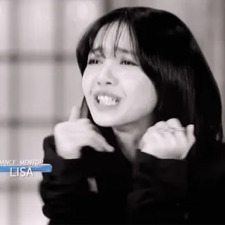 🍋 Lisa DANCE MENTOR
LISA Лиса, наставник танцев, Blackpink, K-Pop, знаменитость telegram sticker