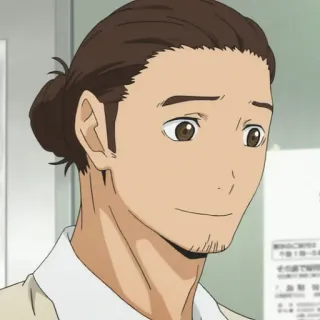 🏐 anime, character, portrait, man telegram sticker