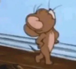 🌉 Jerry Tom and Jerry Cartoon, Muis, Jerry, Grappig, Personage whatsapp sticker
