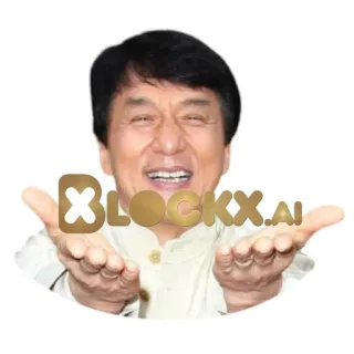 🤝 Jackie Chan BLOCKXX.ai 成龙, 演员, 名人, 搞笑, 表情包 telegram sticker