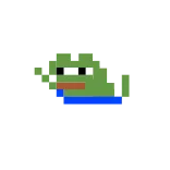 😙 Pepe the Frog pepe, rana, meme, internet, pixel art, personaje whatsapp sticker