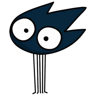 🕷 生物, 卡通, 角色, 绘画, 抽象 telegram sticker