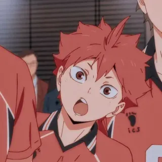 😳 Hinata Haikyuu Аниме, Haikyuu, Хината, Волейбол, Сёнен, Спорт, Анимация telegram sticker