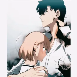 🧬 anime, manga, couple, romance, relationship, cartoon telegram sticker