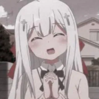 🥢 Аниме, Девушка, Милый, Мультфильм telegram sticker