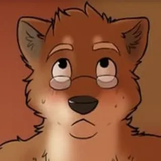 🥺 furry, anthropomorphic, animal, cute, illustration whatsapp sticker